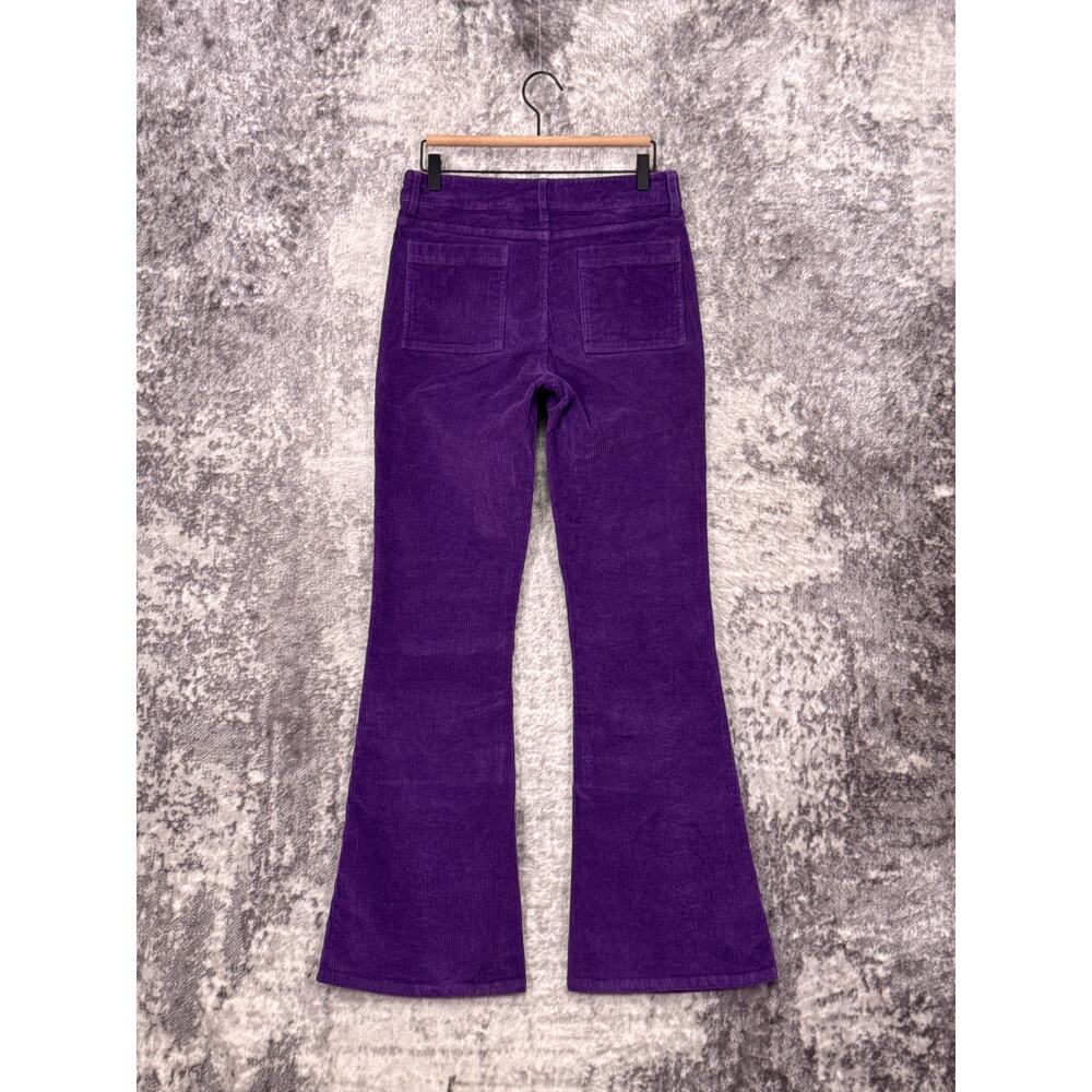 Hammies Bell Bottom Pants 30 Mens Purple Corduroy - Picture 2 of 7